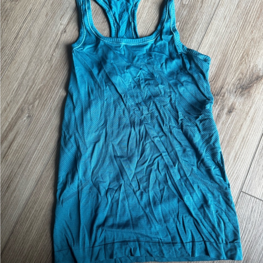 Lululemon Athletica Blue Tank Top